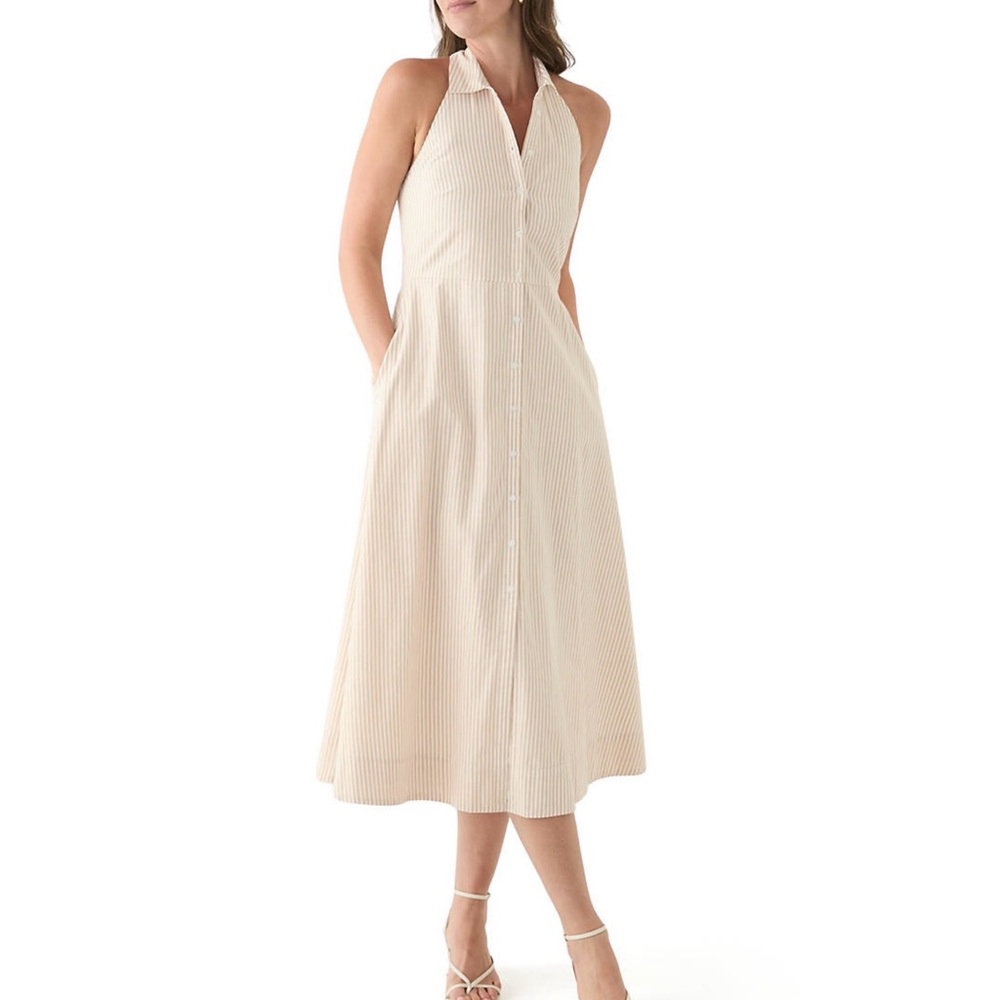 Sleeveless Halter Dress